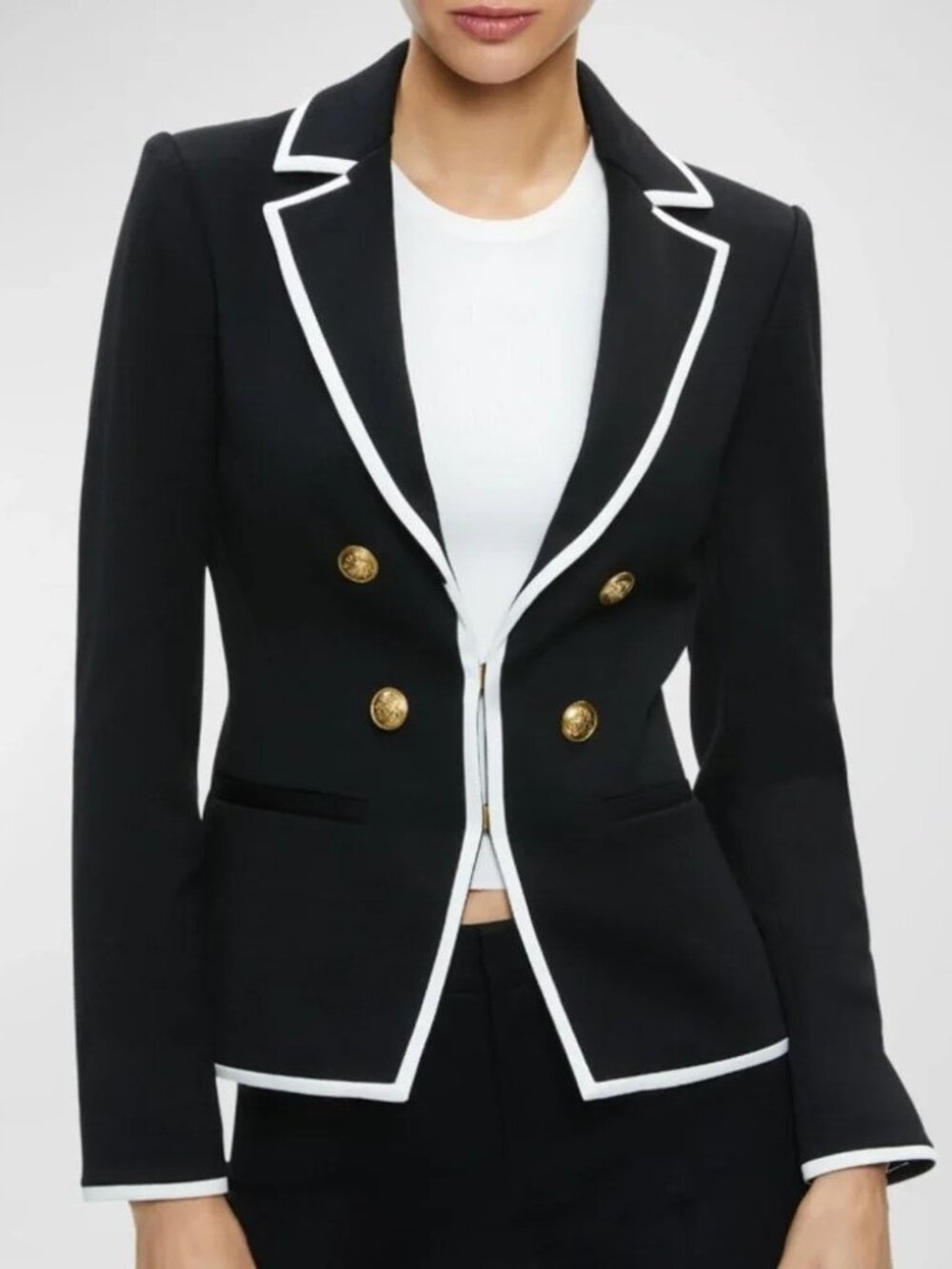 Alice + Olivia Black Blazer Women's Size 4